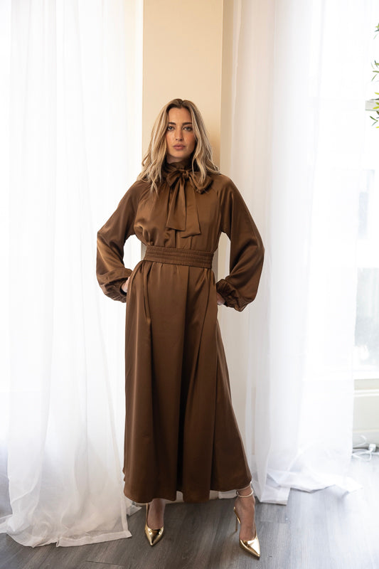 Chloe Satin Dress Byrd By Tzippy Chloe Satin Dress Byrd By Tzippy