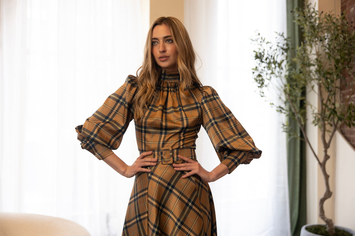 Emmeline Plaid Set