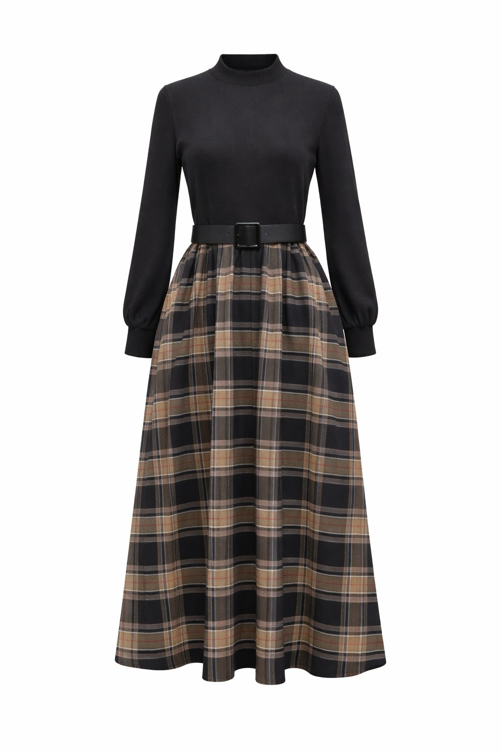 Mira Plaid Dress