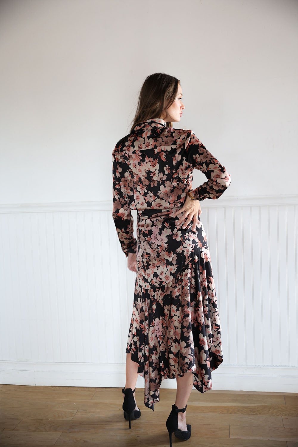 Aurella Floral Set - Top & Skirt