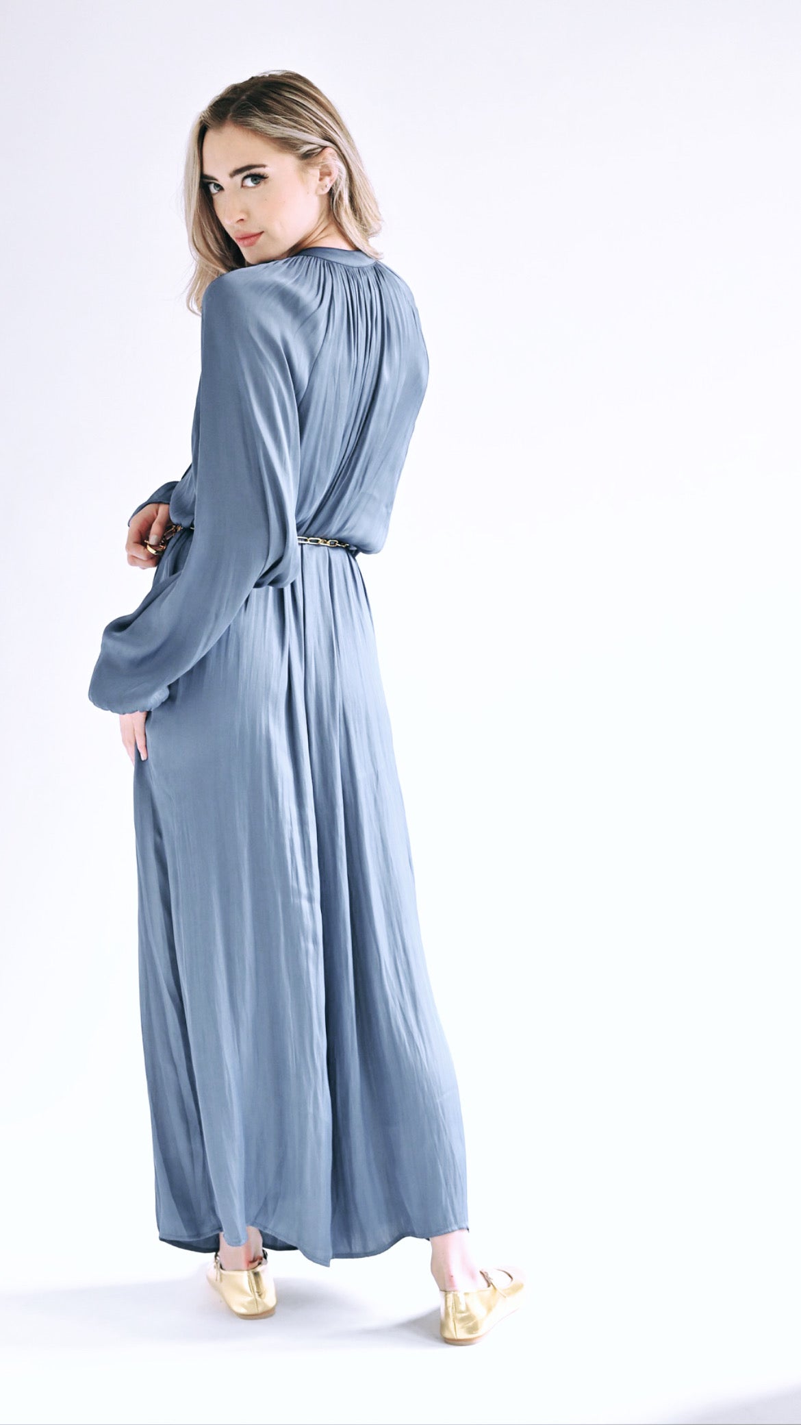 Ella Maxi Dress - Blue