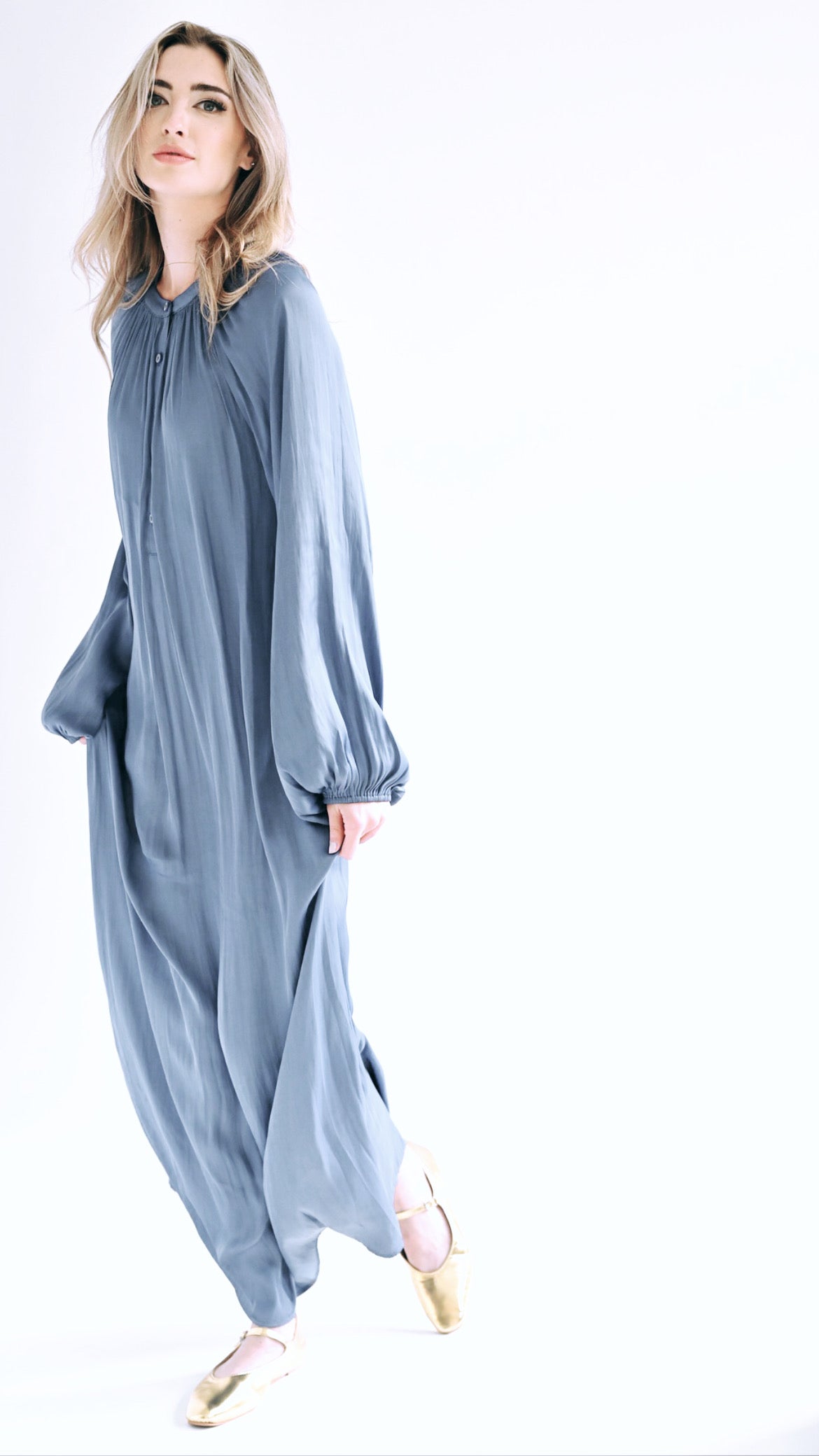 Ella Maxi Dress - Blue