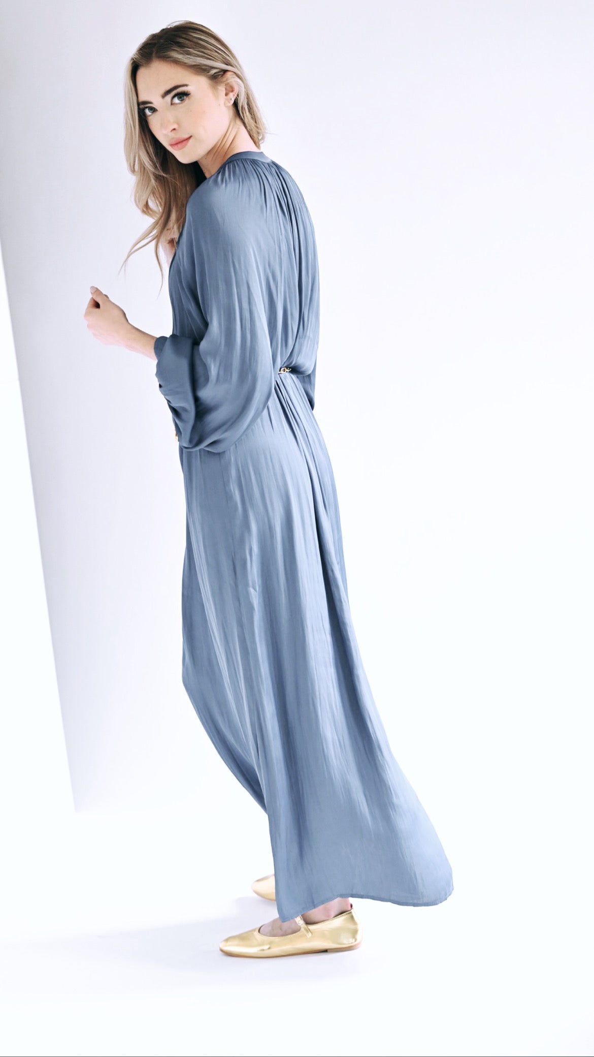 Ella Maxi Dress - Blue
