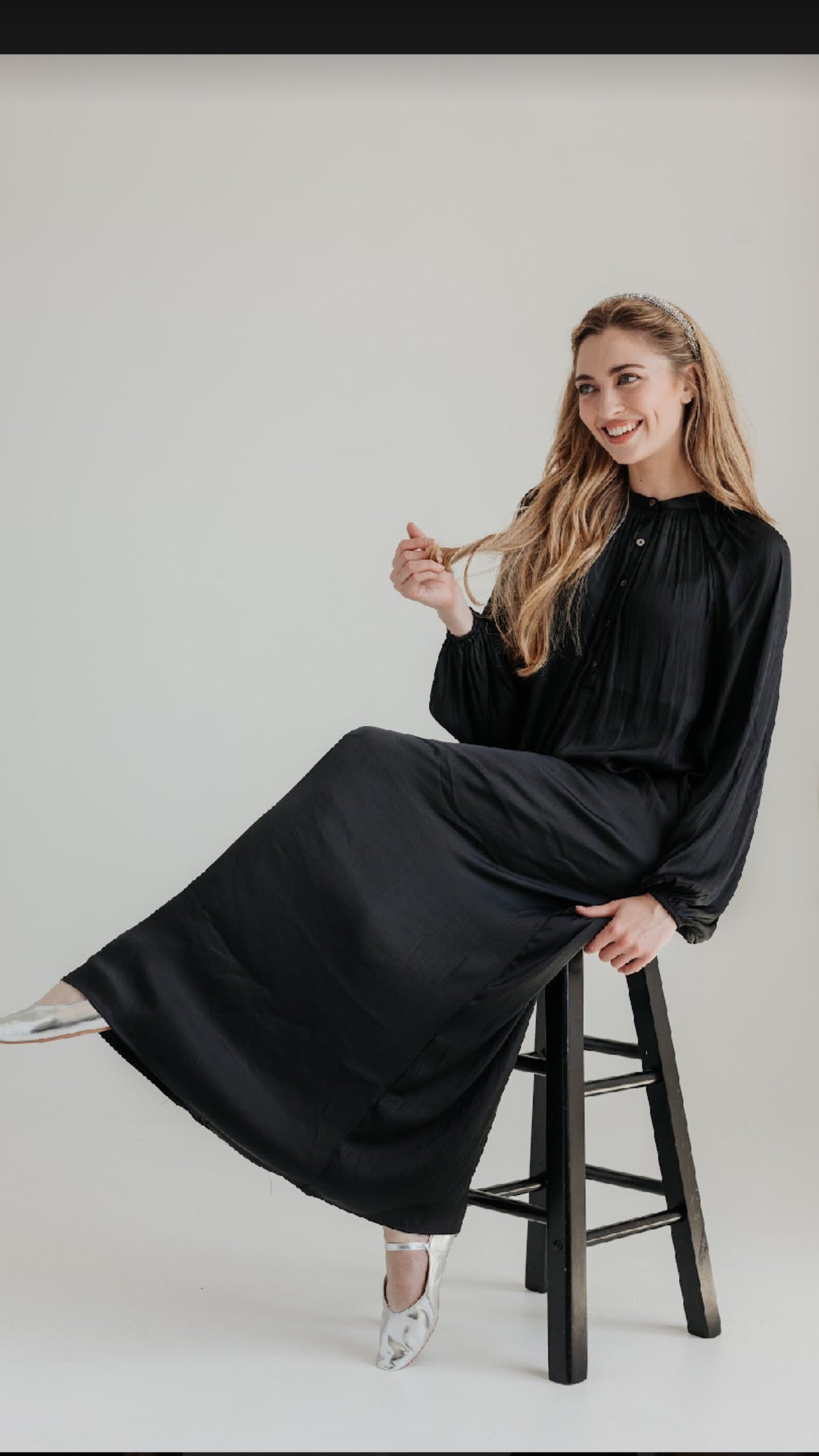 Ella Maxi Dress - Black