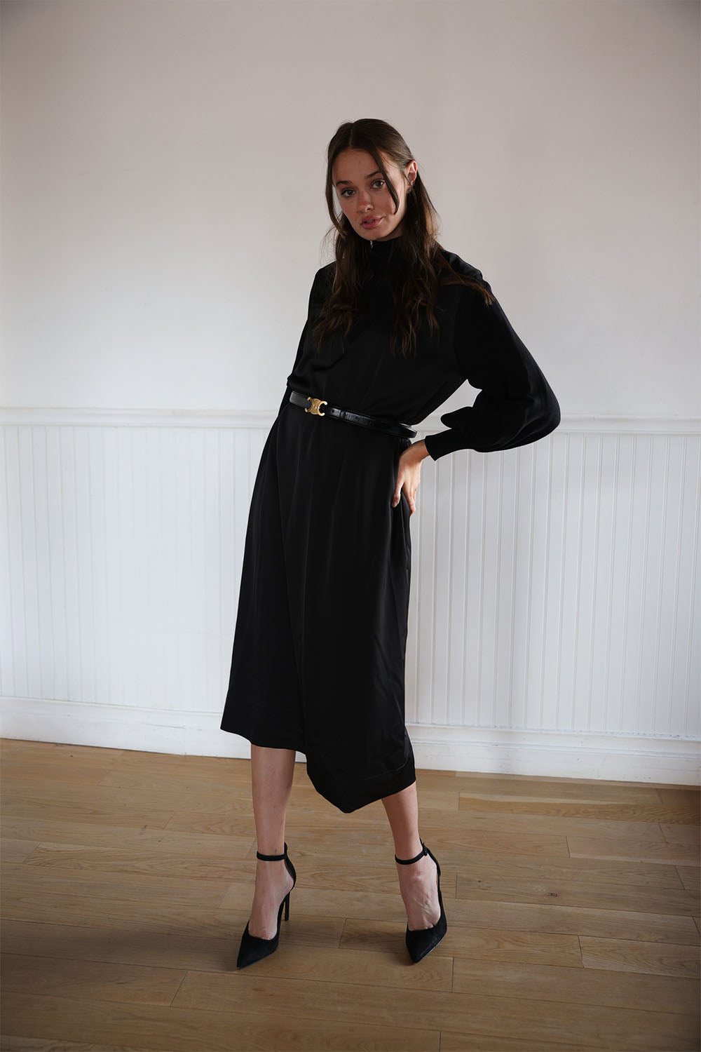 Vee Silk Knit Dress Byrd By Tzippy Vee Silk Knit Dress Byrd By Tzippy