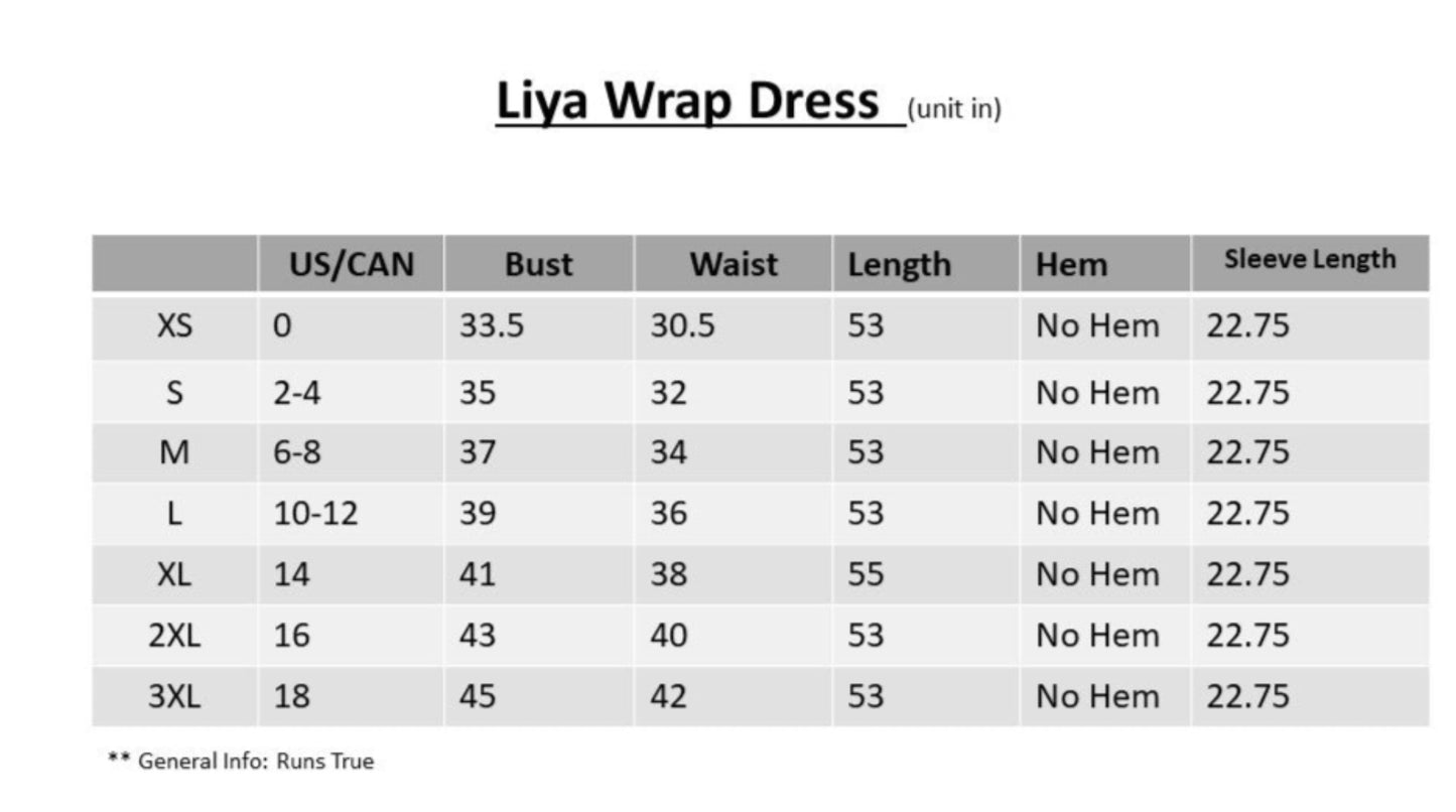 Liya Black Maxi Wrap