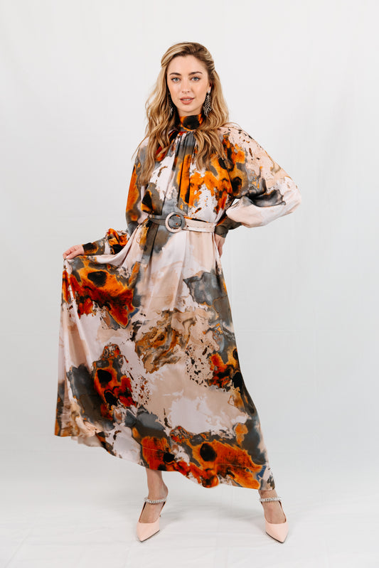Calista Maxi Floral Dress