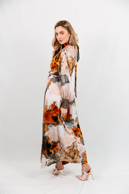 Calista Maxi Floral Dress