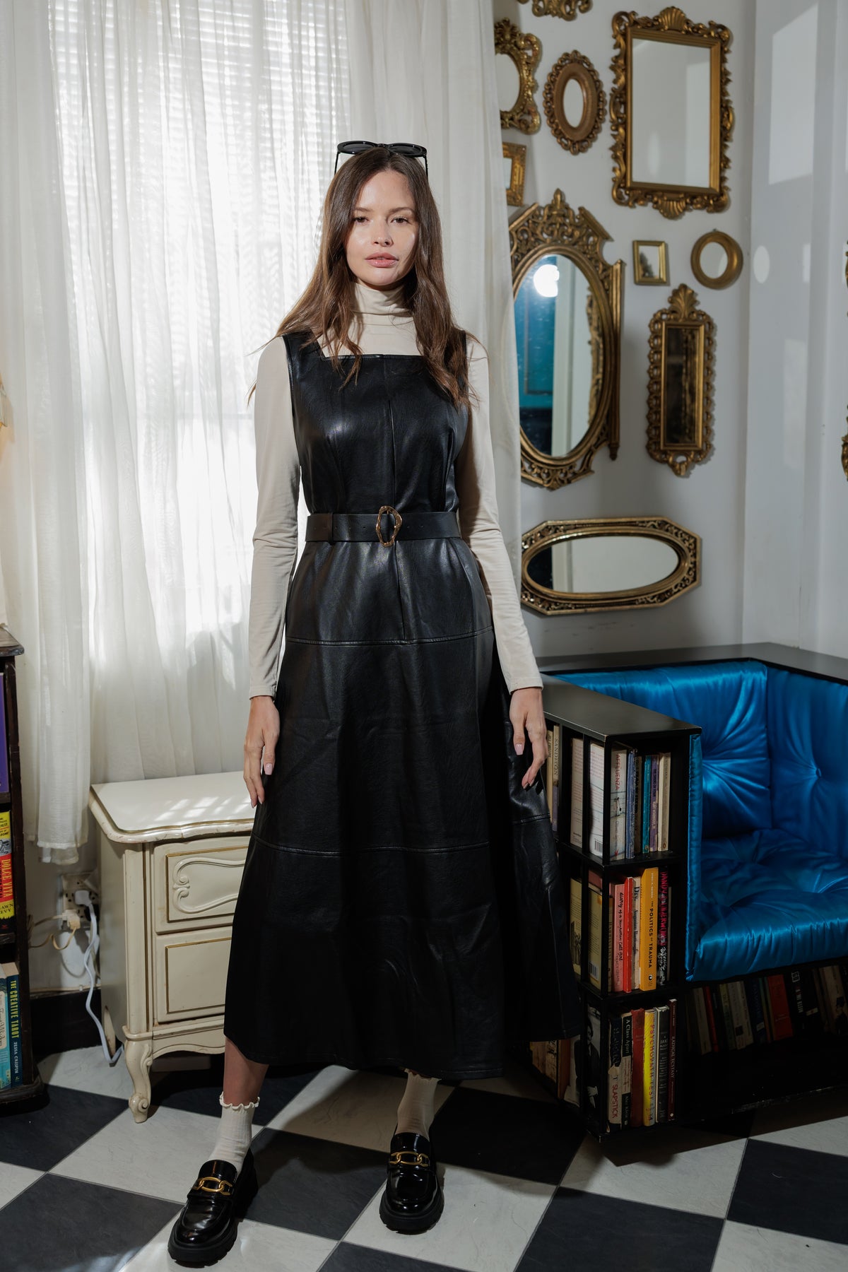 Rail Leather Jumper