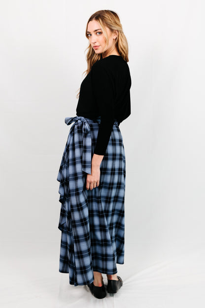 Rumi Plaid Maxi Skirt