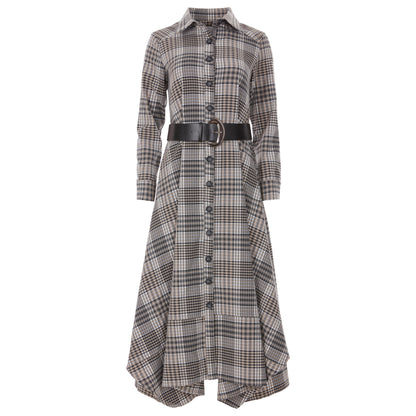 KLJ Plaid Maxi Dress