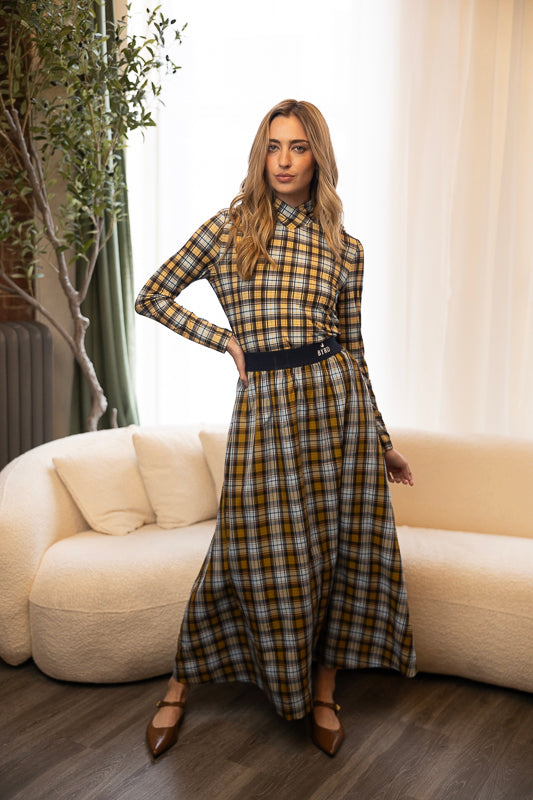 Ashley Plaid Skirt