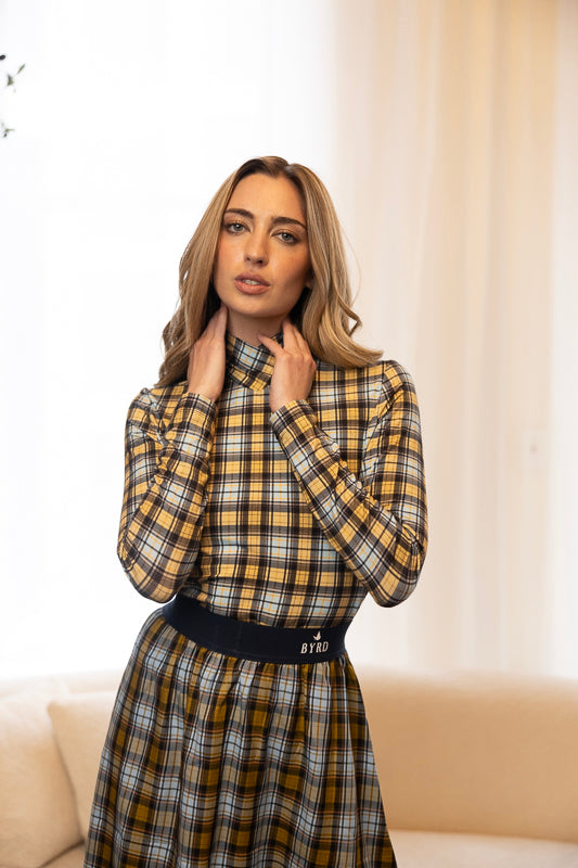 Ashley Plaid Top