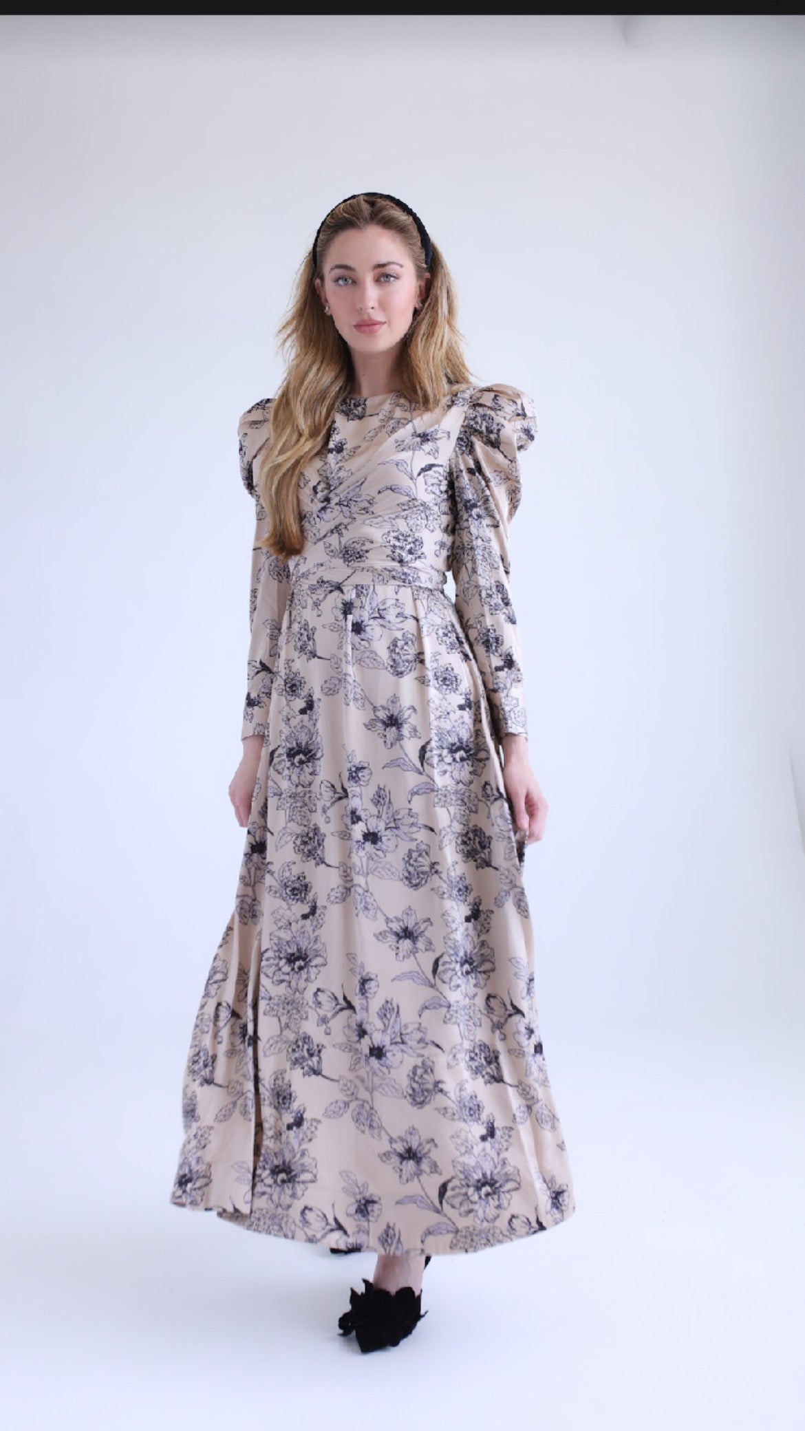 Rosalind Black and White Dress