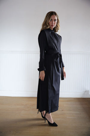 Issa Belted Midi Dress