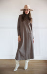 Portia Ponte Jumper - Taupe
