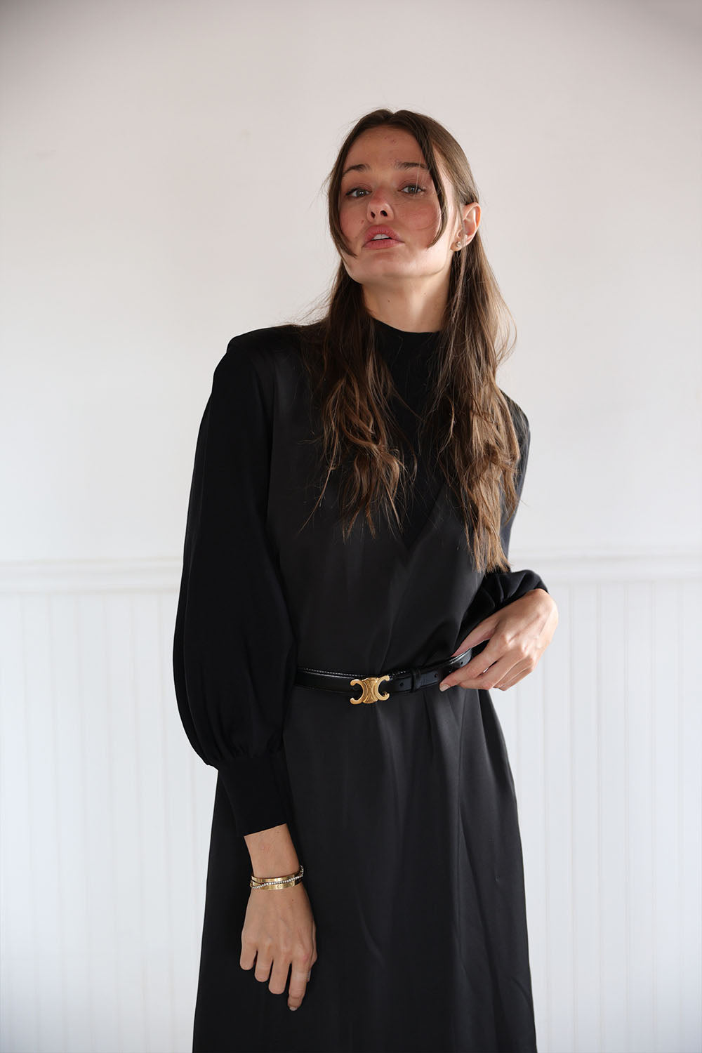 Vee Silk Knit Dress Byrd By Tzippy Vee Silk Knit Dress Byrd By Tzippy
