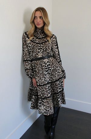 Leona Leopard Dress