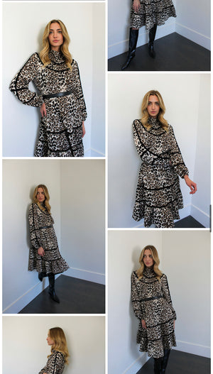 Leona Leopard Dress