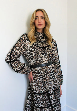 Leona Leopard Dress