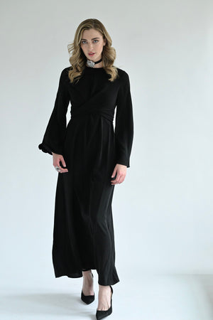 Sofia Maxi Dress - Black